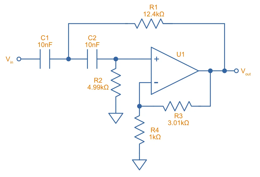 high-pass-variable-gain-sallen