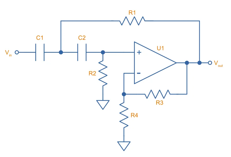 high-pass-variable-gain-sallen