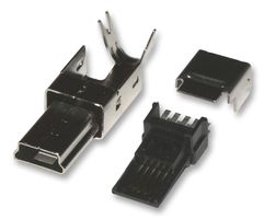 A photo of the Molex mini USB type B plug. Image from http://nz.element14.com/molex/47014-0008/mini-usb-type-b-plug-assembly/dp/1355758.