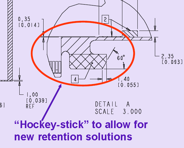 pcb edge connector pci hockey stick