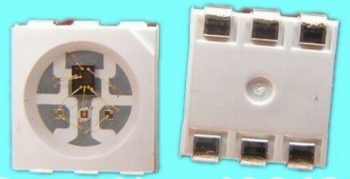 ws2811 rgb led front and back photo