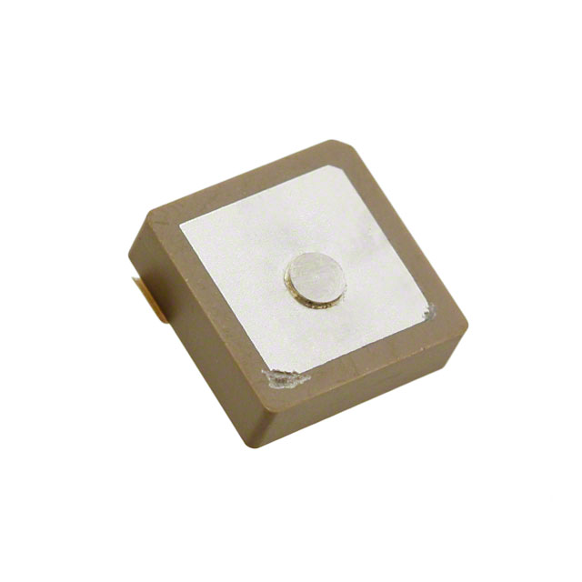 Photo of a SMD mounted GPS patch antenna. Image from www.digikey.com.