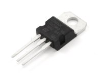 The LM7805 5V linear voltage regulator in a TO-220 package.