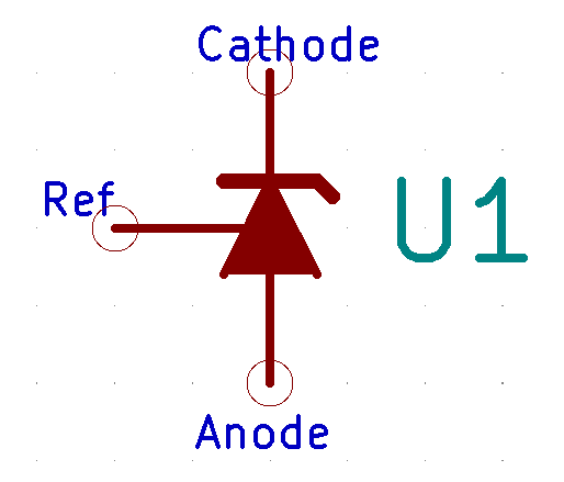 three pin shunt regulator schematic symbol