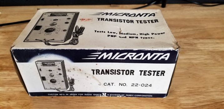 micronta transistor tester box
