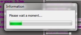 The annoying 'Please Wait A Moment' dialogue box that appears sometime while using Altium.