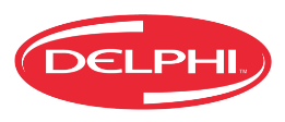 The Delphi logo.