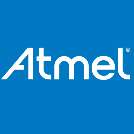 The Atmel logo as of October 2015.