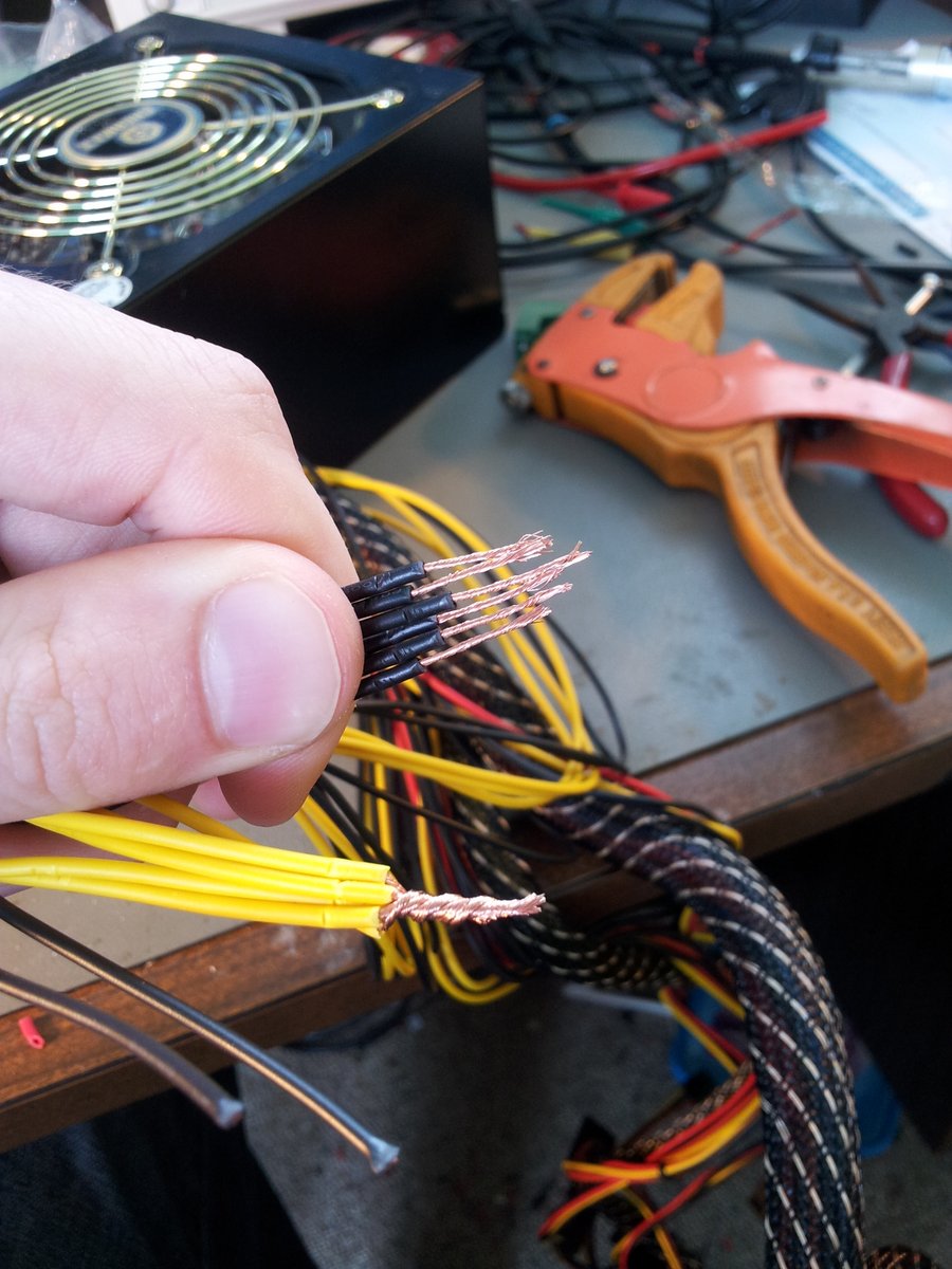 Connecting multiple psu wires for high current