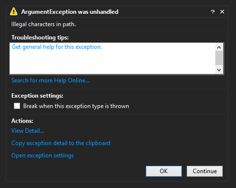 Exception thrown when trying to enter debug mode in PSoC Creator. This information was discovered with Visual Studio.