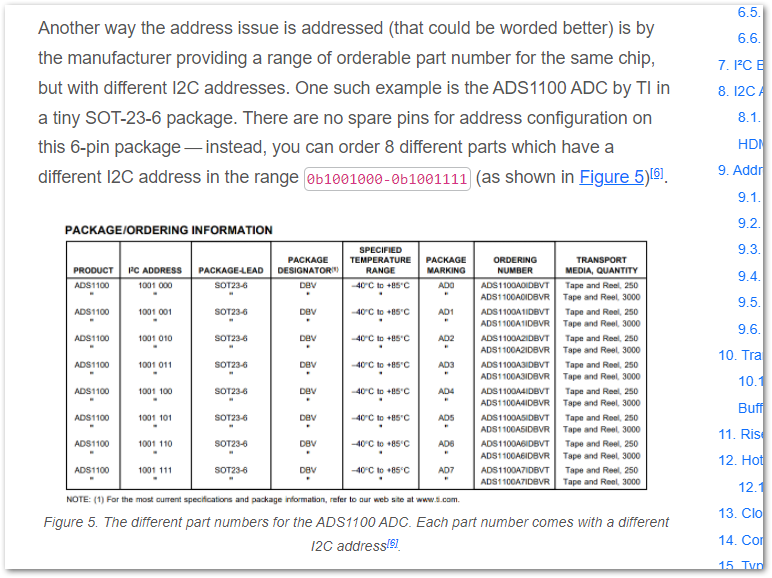 i2c addresses diff part nums screenshot