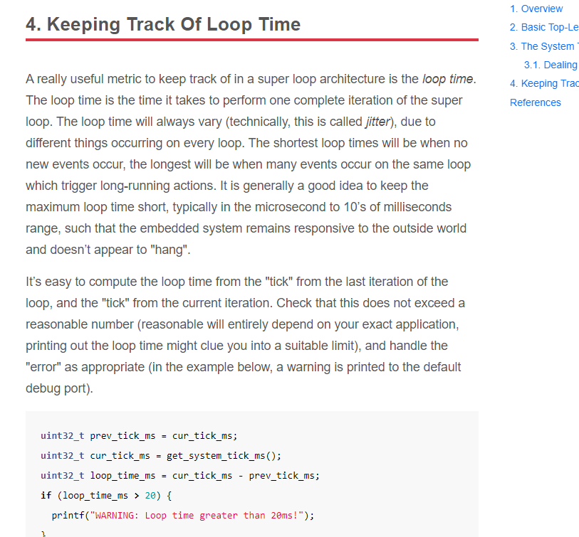 loop time screenshot