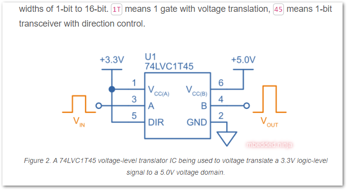 voltage level translation screenshot