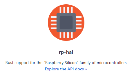 Screenshot of the rp-rs/rp-hal repo README.