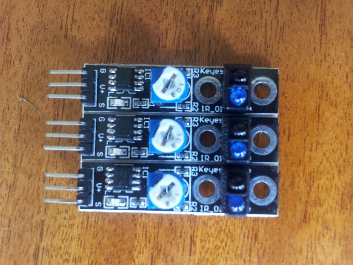 Arduino-compatible infrared sensors.